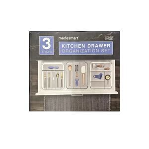 Madesmart Kitchen Drawer Organization Set 3 Trays